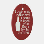 Drink humor aangepaste kleur ornament (Rechts)