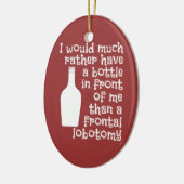 Drink humor aangepaste kleur ornament (Links)