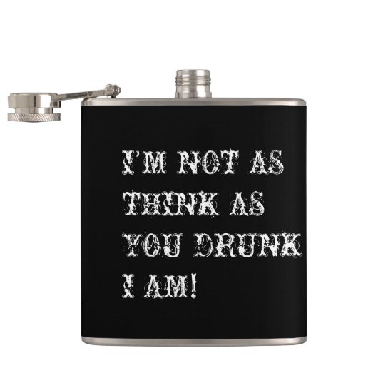 Drink Humor!-Aanpassen Heupfles (Geopend)