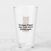Drink humor Owl glasware Glas (Achterkant)