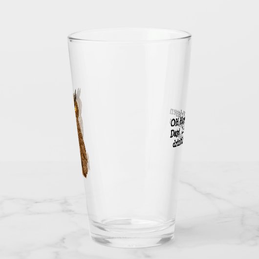 Drink humor Owl glasware Glas (Links)