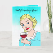 Drink Humor Vriendschap Kaart (Voorkant)