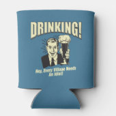 Drink: Idiot heeft elk dorp nodig Blikjeskoeler (Achterkant)