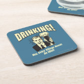 Drink: Idiot heeft elk dorp nodig Drankjes Onderzetter (Linkerzijde)