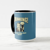 Drink: Idiot heeft elk dorp nodig Mok (Voorkant links)