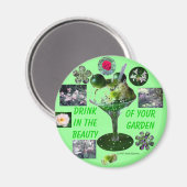 DRINK IN DE SCHOONHEID VAN UW TUIN MAGNEET (Voorkant / Achterkant)