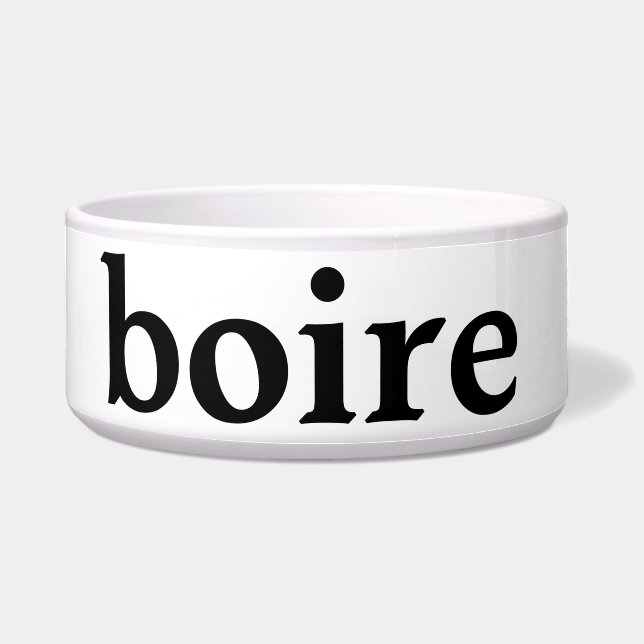 drink in frankrijk voerbakje (Voorkant)