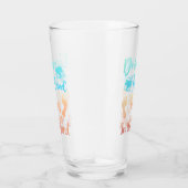 Drink in handspeelgoed in het zand - strand Gezegd Glas (Rechts)