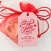Drink in liefde Bachelorette gunst Cadeaulabel