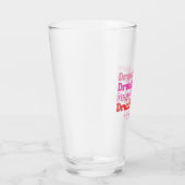 Drink in Liefde Bachelorette Party Bierglas Favor Glas (Rechts)