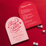 Drink in Liefde Bachelorette Party Kaart<br><div class="desc">Vier met een "Drink in liefde" vrijgezellenfeest-uitnodiging die de toon zet voor een onvergetelijke avond. Perfect voor een drink in liefde vrijgezel,  deze uitnodiging combineert chique stijl en speelse details. Maak je drink in liefde vrijgezellenfeest onvergetelijk met deze prachtig ontworpen uitnodiging.</div>