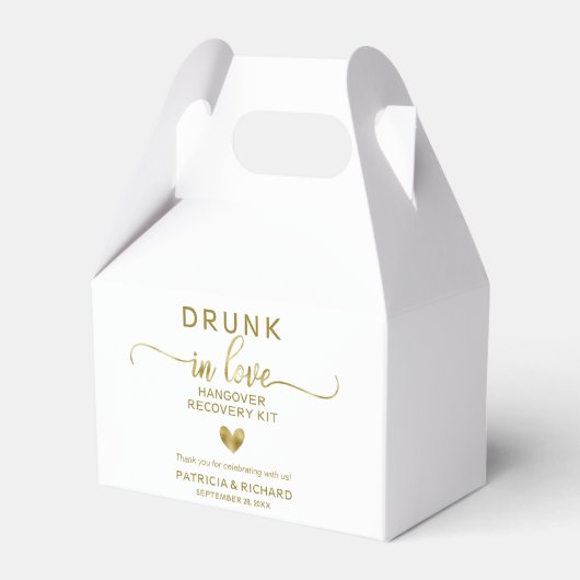 Drink in Liefde Bruiloft Kater Kit Favor Box Bedankdoosjes (Achterkant)