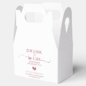 Drink in Liefde Bruiloft Kater Kit Favor Box Bedankdoosjes (Geopend)