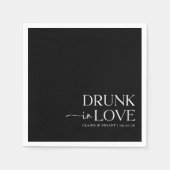 Drink in Liefde Bruiloft Servet (Voorkant)