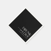 Drink in Liefde Bruiloft Servet (Hoek)