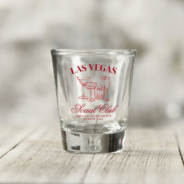 Drink in liefde cocktails Bachelorette Social Club Shot Glas