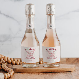 Drink in liefde cocktails Bachelorette Social Club Sparkling Wijnetiket