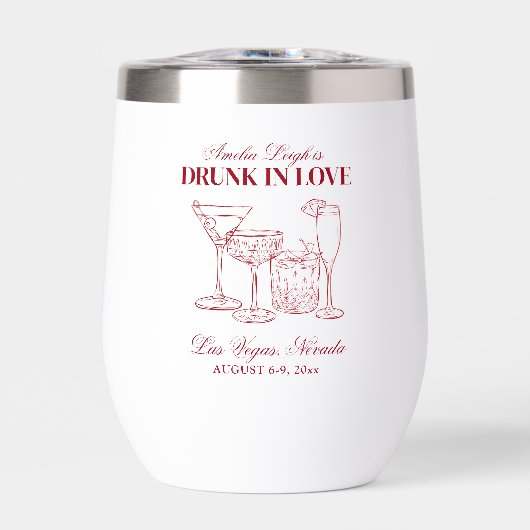 Drink in liefde cocktails Bachelorette Weekend (Voorkant)