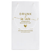 Drink in Liefde Trouwkater Kit Kleine Gift Bag Klein Cadeauzakje (Achterkant)