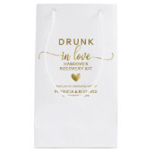 Drink in Liefde Trouwkater Kit Kleine Gift Bag Klein Cadeauzakje (Voorkant)