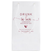 Drink in Liefde Trouwkater Kit Kleine Gift Bag Klein Cadeauzakje (Voorkant)
