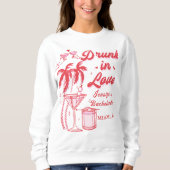 Drink in Love Bachelorette Bachelorette sweatshirt (Voorkant)
