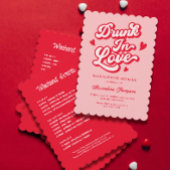 Drink in Love Bachelorette Kaart
