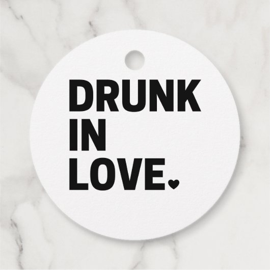 Drink in Love Bedankjes Labels (Achterkant)