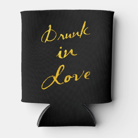 Drink in Love Black Blikjeskoeler (Voorkant)