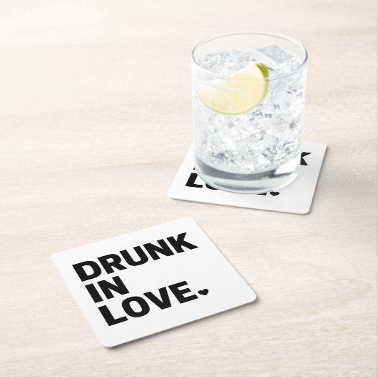 Drink in Love Kartonnen Onderzetters (Insitu)