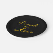 Drink in Love Papieren Bordje (Gekanteld)