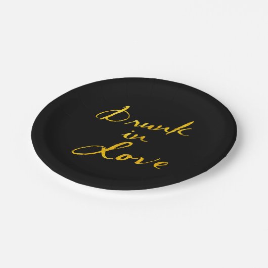 Drink in Love Papieren Bordje (Gekanteld)