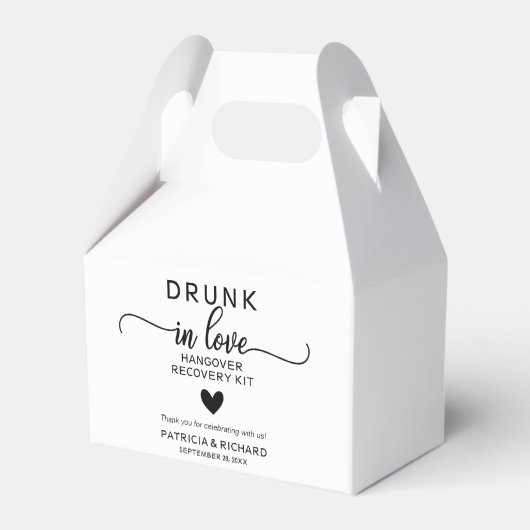 Drink in Love Wedding Hangover Kit Bedankdoosjes (Achterkant)