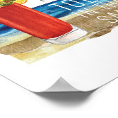 Drink in mijn hand citeert Nautical Beach Summer V Poster (Hoek)