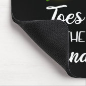 Drink in mijn hand, tenen in het zand muismat (Hoek)