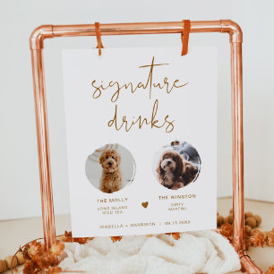 DRINK INDIE Boho 2 Foto Pet Signature Poster