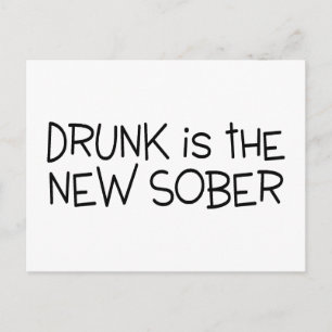 Drink is het nieuwe sober briefkaart