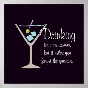 Drink is niet het antwoord poster