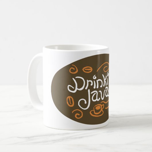 Drink Java Koffiemok (Voorkant links)