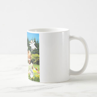 Drink je amandelmelk en denk aan weiden koffiemok