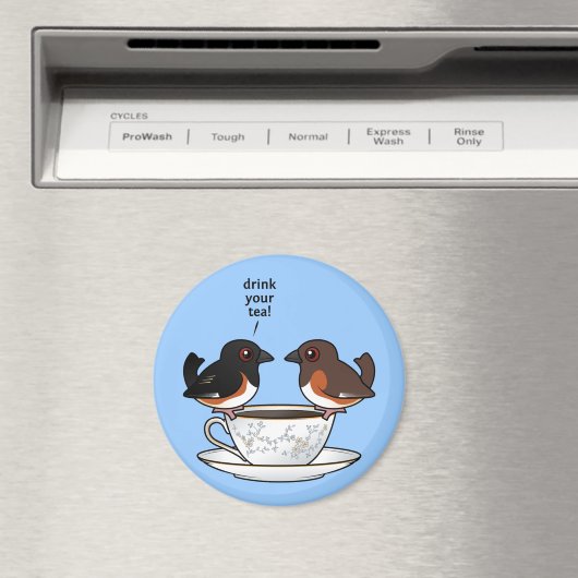 Drink je thee! magneet (Insitu (Vaatwasser))
