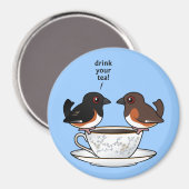 Drink je thee! magneet (Voorkant / Achterkant)