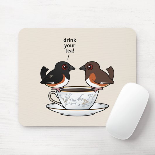 Drink je thee! muismat (Met muis)