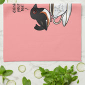 Drink je thee! theedoek (Gevouwen)