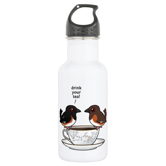 Drink je thee! waterfles (Voorkant)