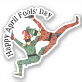 Drink Jesters April Fools Day Sticker (Voorkant)