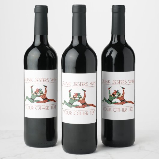 Drink Jesters Wijnlabel Wijn Etiket (Flessen)