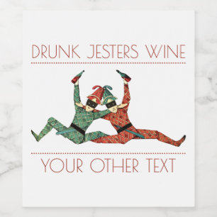 Drink Jesters Wijnlabel Wijn Etiket