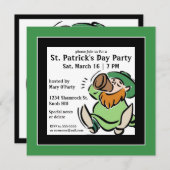 Drink kabouter uitnodiging (Voorkant / Achterkant)