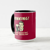 Drink: kan geheugenverlies veroorzaken mok (Voorkant links)